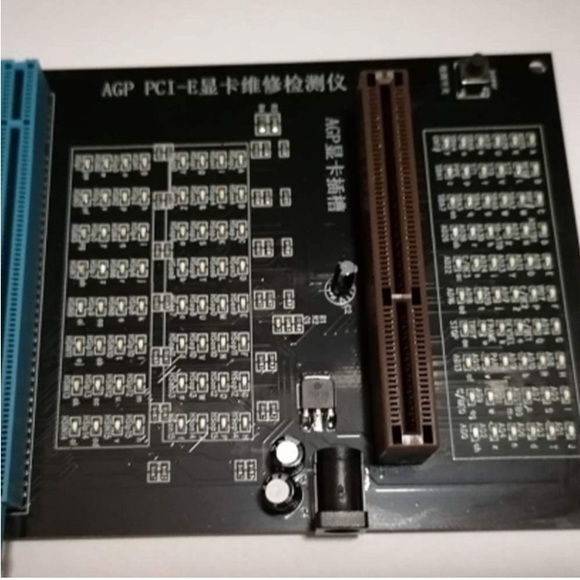 AGP PCI-E X16 -Purpose Display Video Card Checker Tester Card Diagnostic - Picture 8 of 9